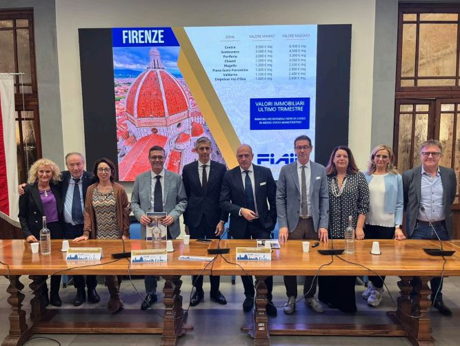 A Firenze Fiaip presenta in conferenza stampa ‘Fiaip Monitora – Regione Toscana 2025’